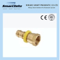 Reusable Braided Hose Brass Push-on Male Elbow Pneumatic Barb Pipe Fittings